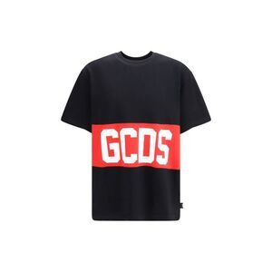 Gcds Men Regular T-Shirt With Logo Band